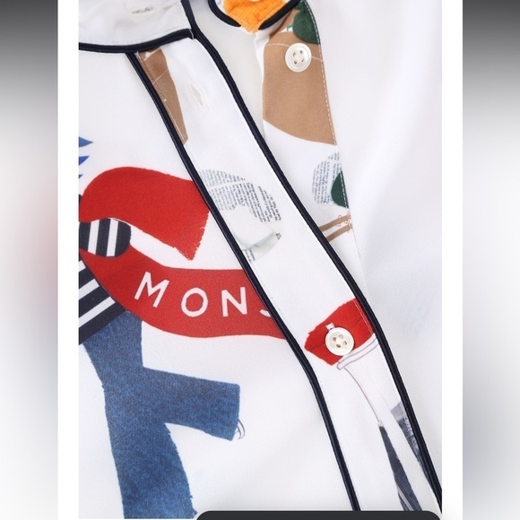 Monse- Runway Button Down New York Print Longsleeve Shirt - Picture 6 of 11